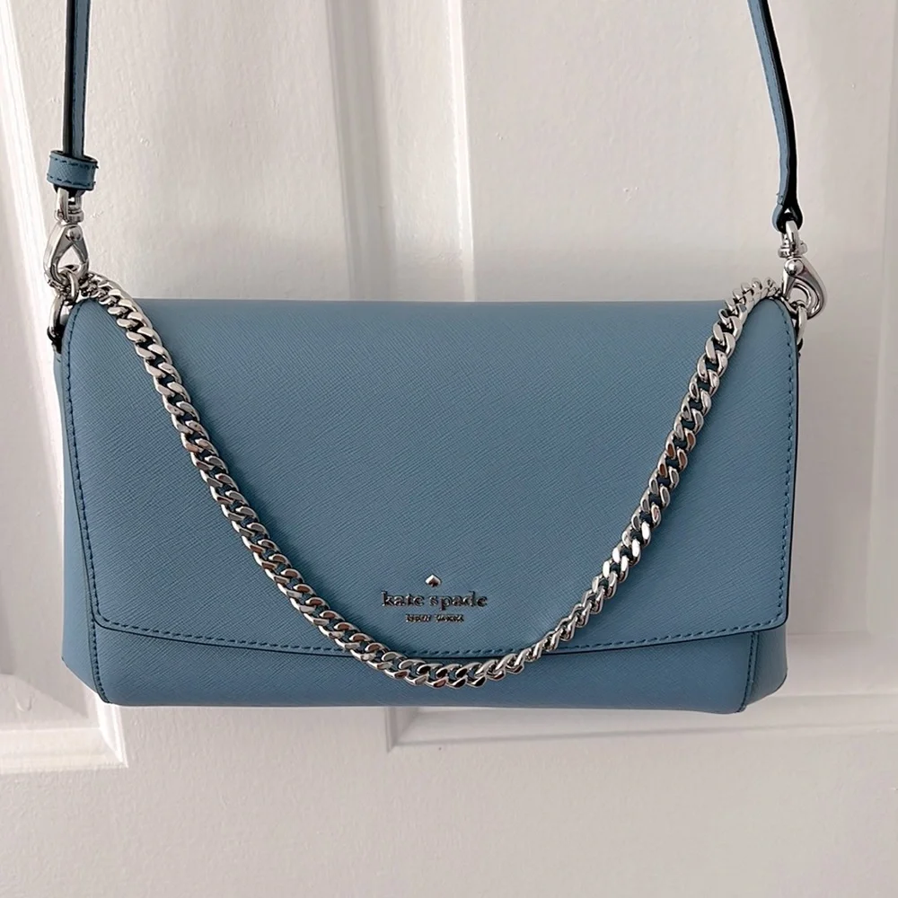 Brand New (without tags) Kate Spade, Light Blue Purse - Picture 2 of 4